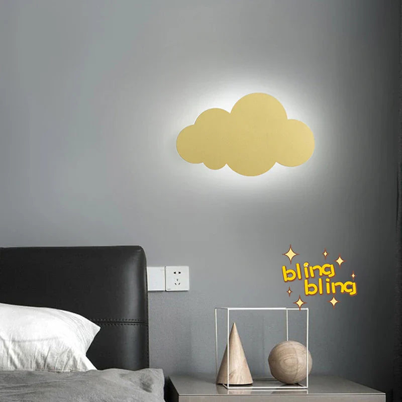 Econiko LED Wall Lamp Modern Indoor Lighting for Living Room Bedroom - Cloud Shape