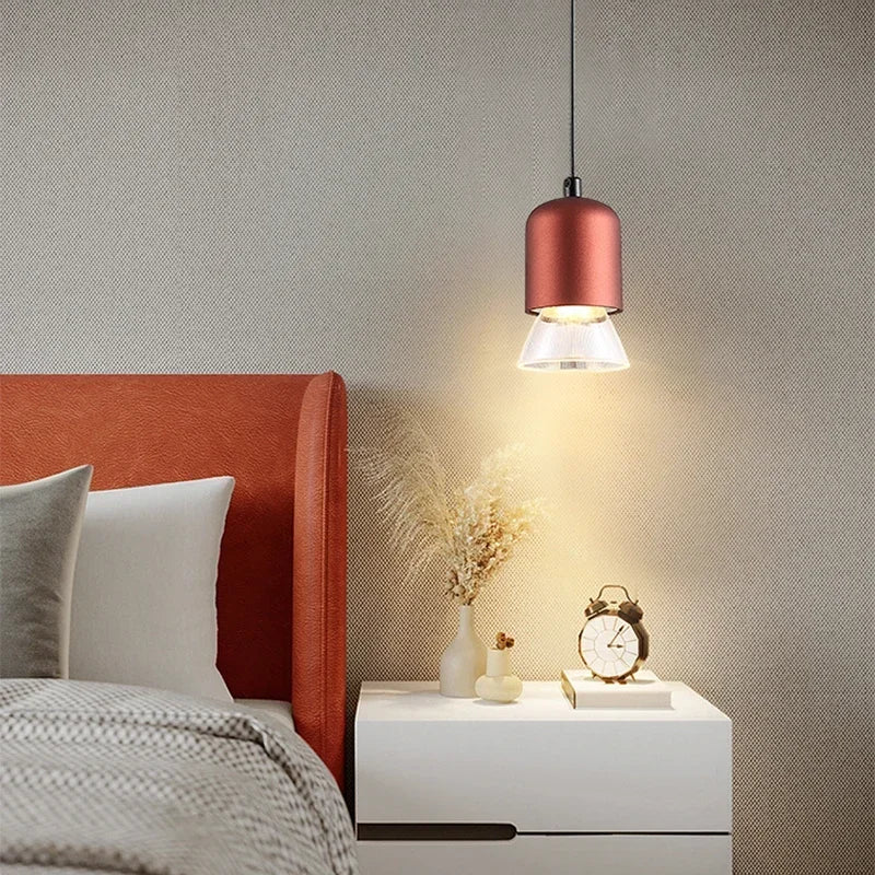 Econiko Bar LED Pendant Light: Nordic Modern Chandelier Hanging Lamp for Home Decor