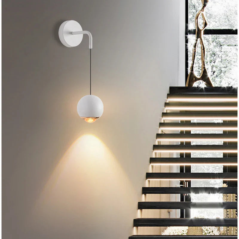 Nordic LED Wall Lamp: Modern Indoor Lighting Sconces for Bedroom, Living Room, Hotel by Econiko