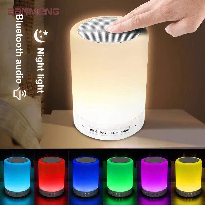 Econiko LED Night Light Speaker Lamp: Smart, Colorful, Indoor/Outdoor Lighting