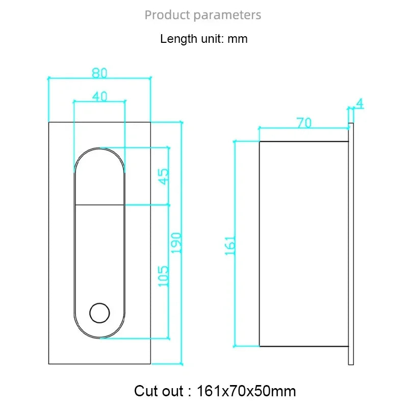 Econiko Modern 3W Aluminum Wall Lamp with Switch for Bedroom & Hotel