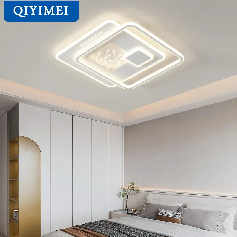 2024 Econiko Modern LED Ceiling Chandeliers for Living Room Bedroom Kitchen Lighting