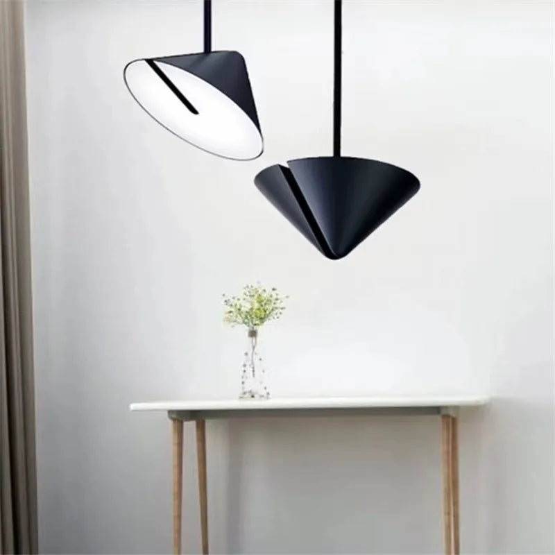 Adjustable Nordic Cone Pendant Lights for Kitchen Island and Dining Room by Econiko