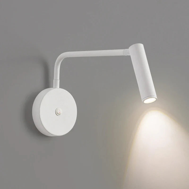 Econiko LED Wall Lamp: Nordic Modern Sconce with Adjustable Switch for Indoor Lighting