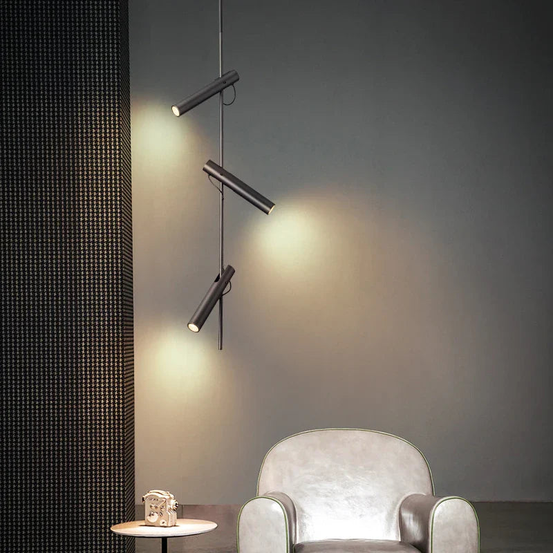 Adjustable multi head chandelier for Italian bedroom by Econiko - Luxurious & minimalist design