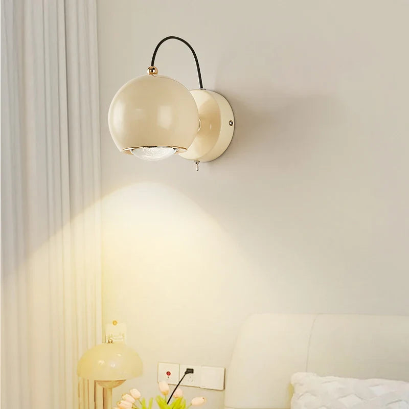 Adjustable 360 Degree Rotation Wall Lamp Reading Light with Switch for Econiko Home Decor