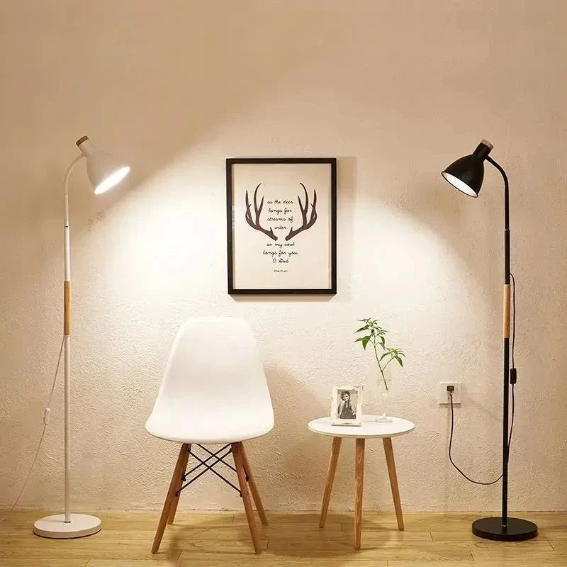 Adjustable Iron LED Floor Lamp for Living Room Office Study Bedroom by Econiko