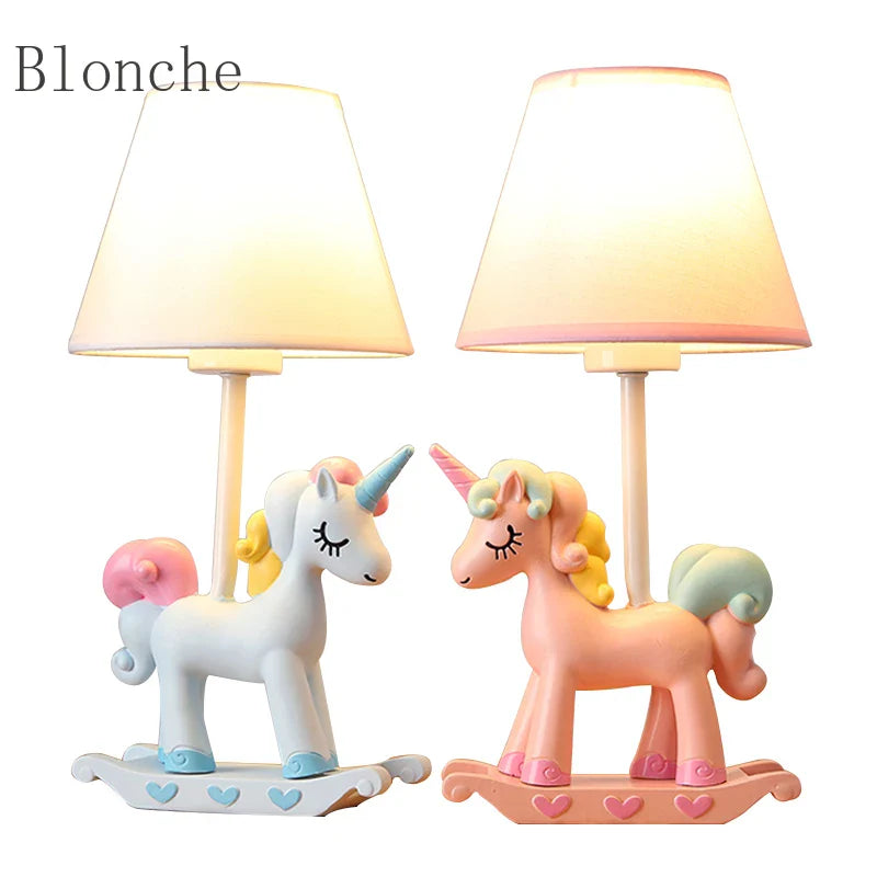 Cartoon Character Kids' Table Lamp for Bedroom Decor - Econiko