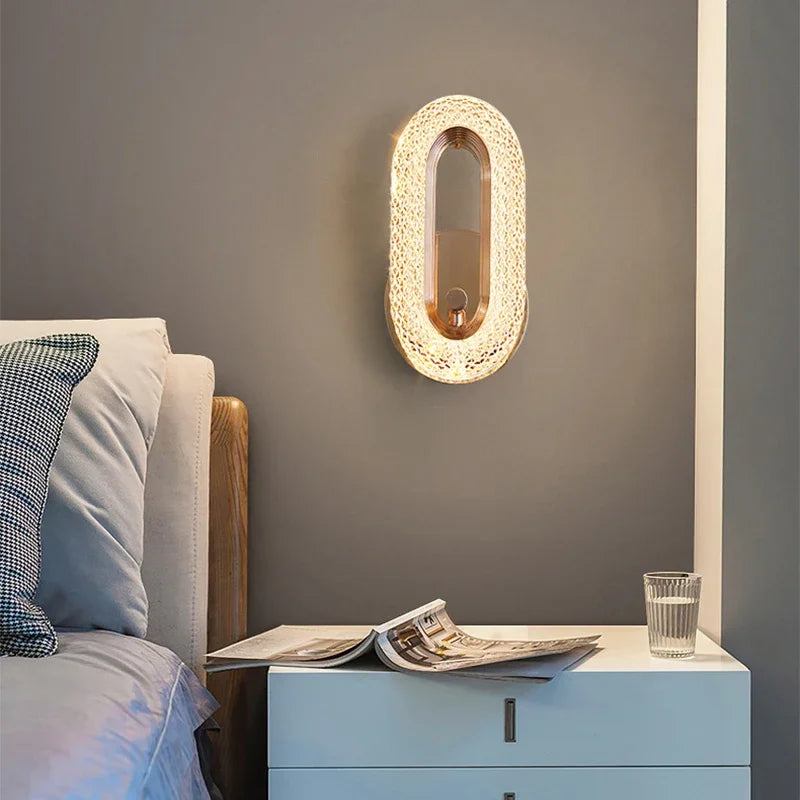 LED Wall Lamp Modern Nordic Sconces Indoor Lighting for Living Room Bedroom by Econiko