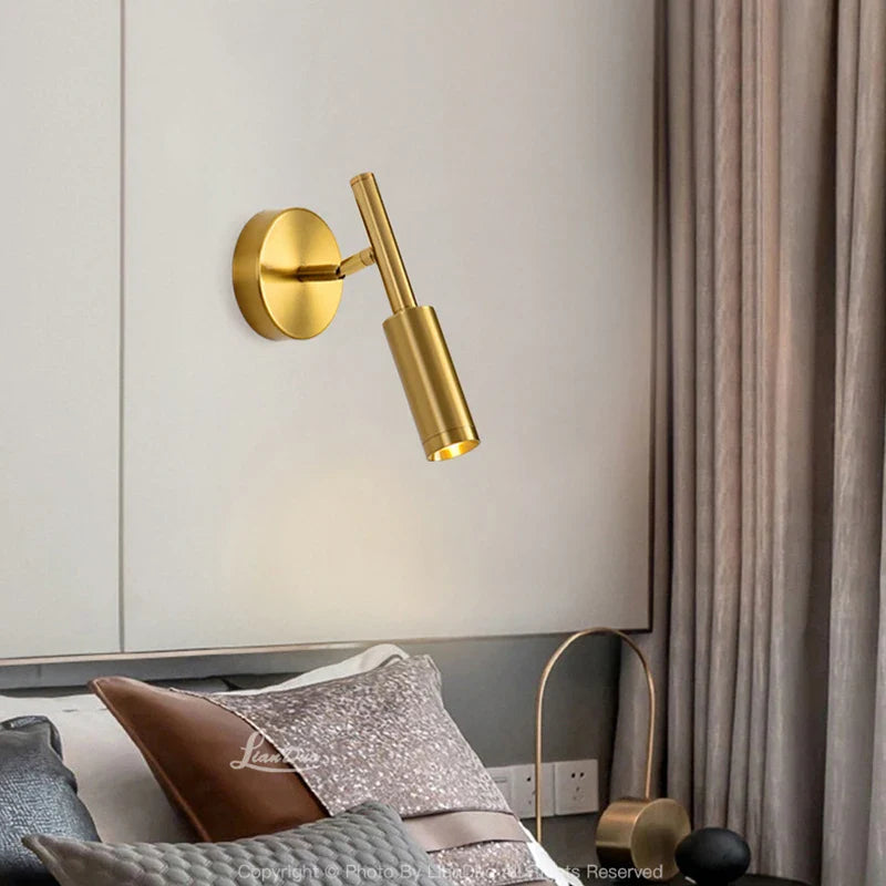 Adjustable Iron Wall Lamp | Modern Indoor Lighting for Bedroom, Living Room | Econiko Sconces