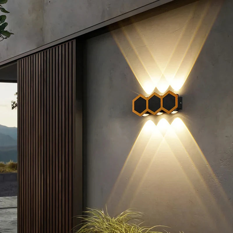 Econiko IP65 Waterproof LED Wall Lamp for Modern Indoor/Outdoor Lighting