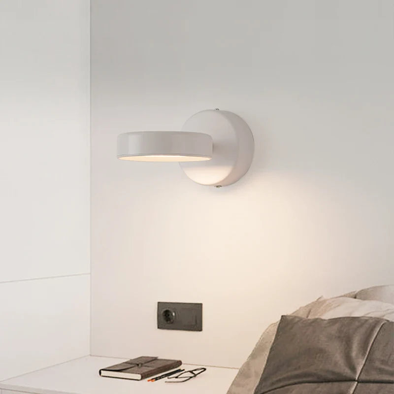 Adjustable 90 Degree Rotating Wall Lamp Reading Light Switch Fixture by Econiko