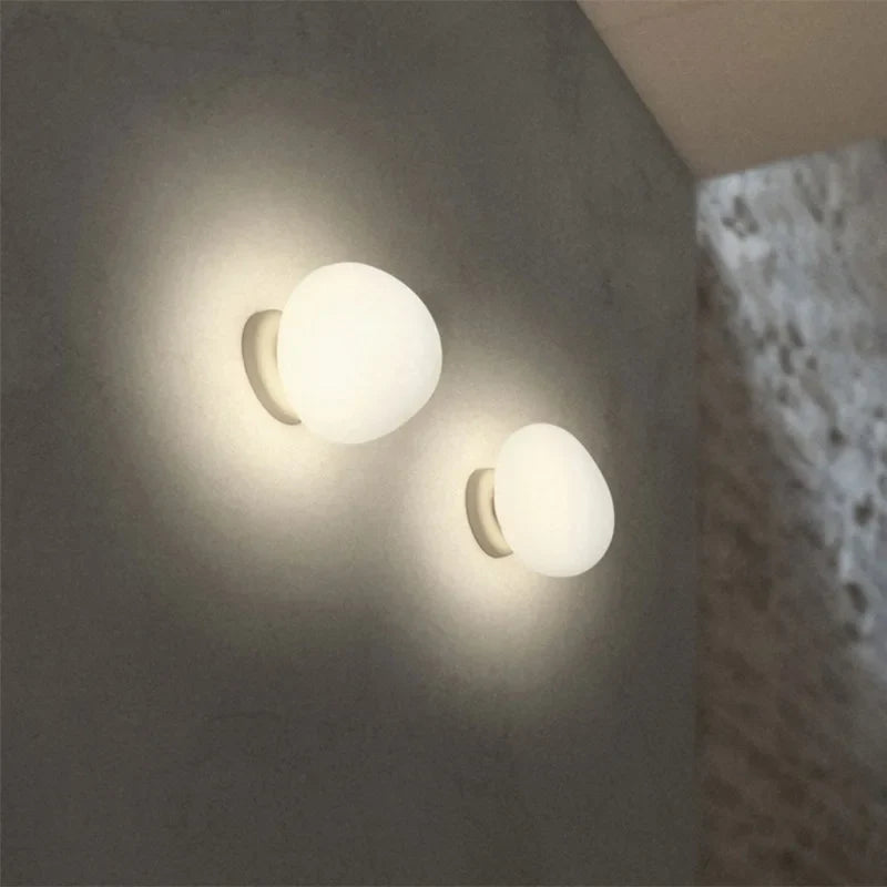 Econiko Nordic Ball Wall Light | Modern LED Sconces for Bedroom, Living Room & Indoor Decor