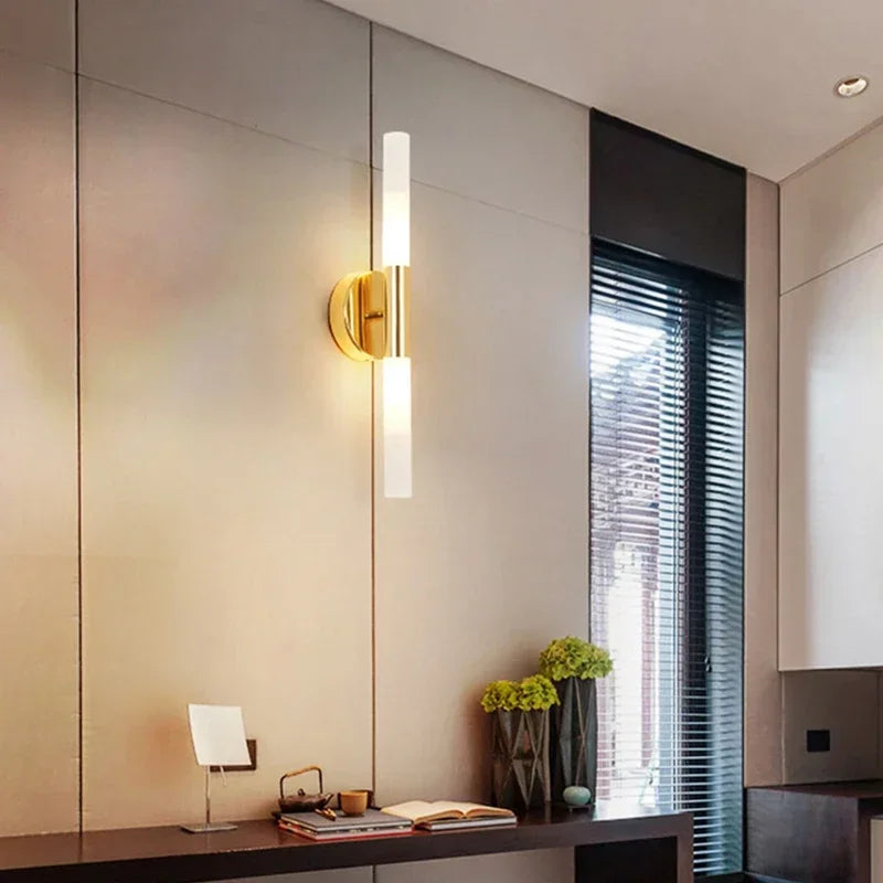 Econiko LED Wall Lamp: Modern Nordic Indoor Sconce Light for Living Room & Bedroom