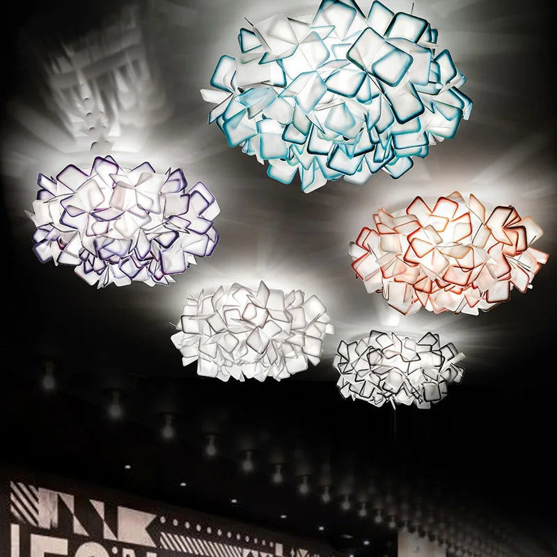 Acrylic Flowers Pendant Lights by Econiko - Nordic Loft Hanging Luminaire for Home Decor