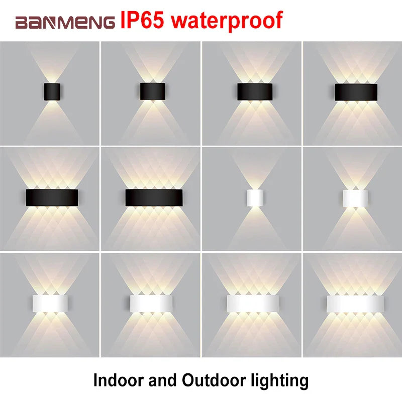 Econiko Nordic LED Waterproof Wall Lamp for Indoor & Outdoor Lighting Nordic LED IP65 Waterproof Wall Lamp