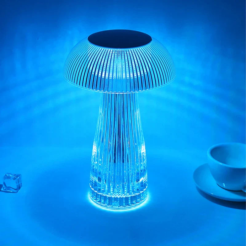 Jellyfish Lampshade LED Night Light Table Lamp Econiko Branded Modern Indoor Lighting