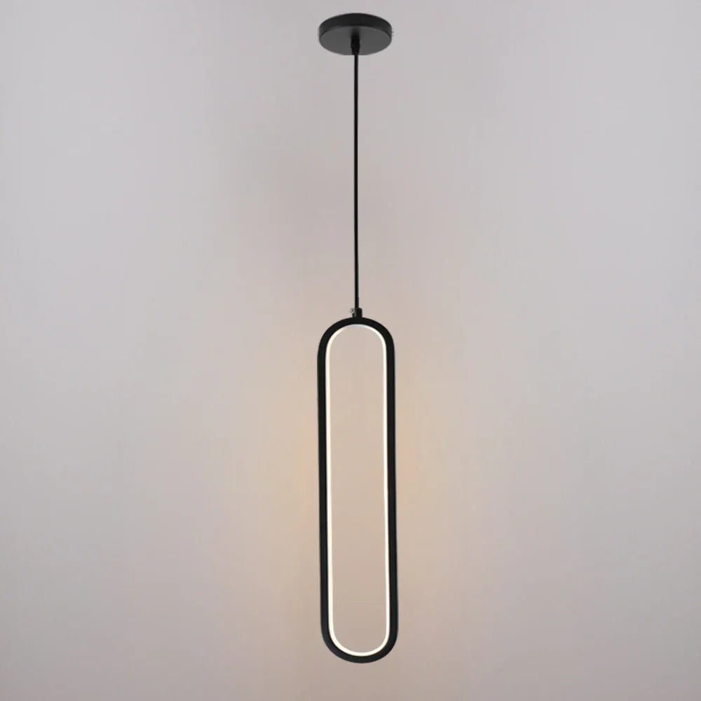 Adjustable LED Pendant Light for Modern Living Spaces by Econiko - Line Strip Hanging Lamp