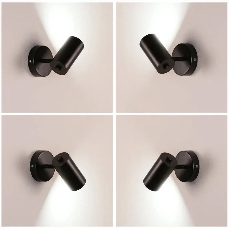 Econiko Gold LED Wall Lamp Modern Adjustable Indoor Lighting Sconces