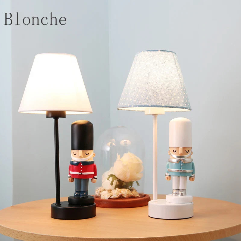 Cartoon Character Kids' Table Lamp for Bedroom Decor - Econiko