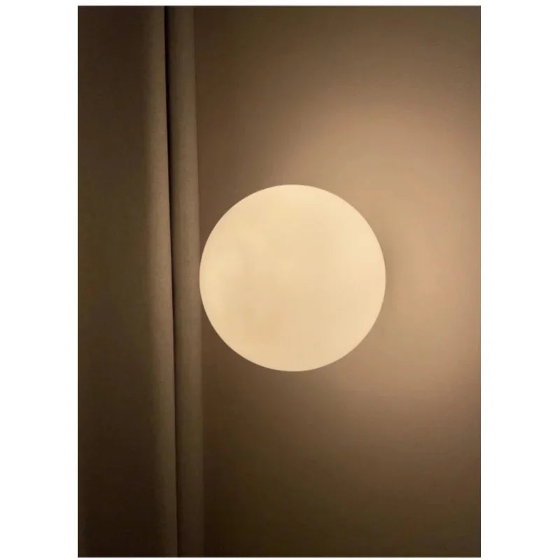 Econiko Ball Plastic Wall Lamp LED Indoor Lighting Modern Sconces for Bedroom Living Room