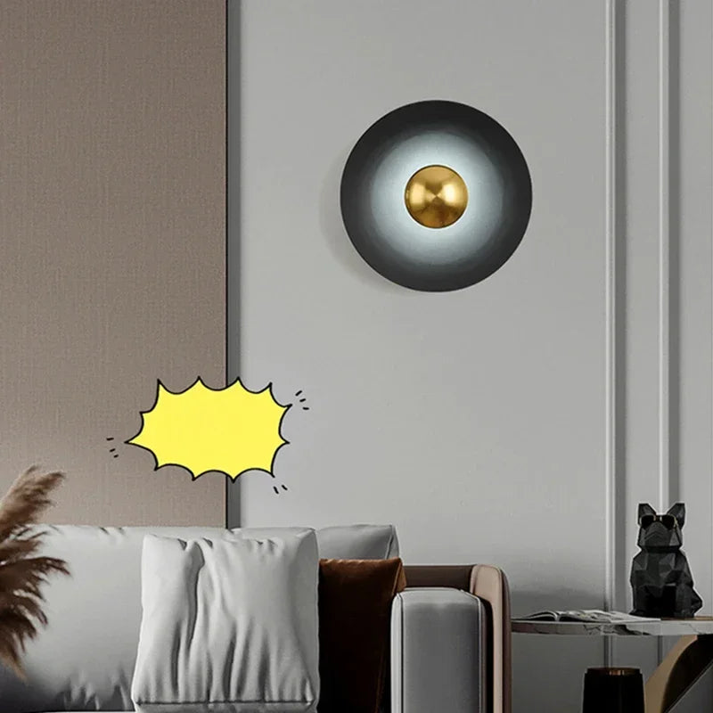 Econiko Nordic LED Wall Lamp Modern Sconce Indoor Lighting for Living Room & Bedroom