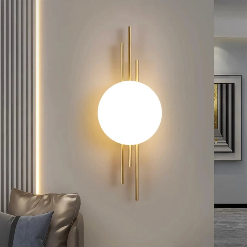 Econiko Modern Nordic LED Wall Sconce Indoor Lighting for Living Room Bedroom