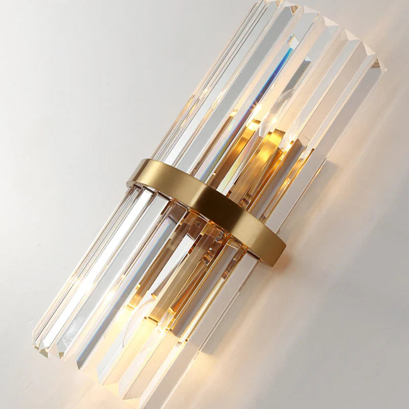 Econiko Crystal Wall Light: Modern Nordic Sconces for Living Room, Bedroom, and Home Decor.