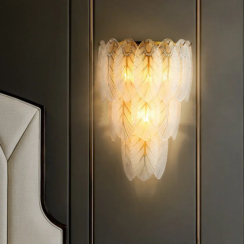 Modern Crystal Wall Light Bedside Sconces by Econiko - Light Luxury LED Wall Lamp for Living room