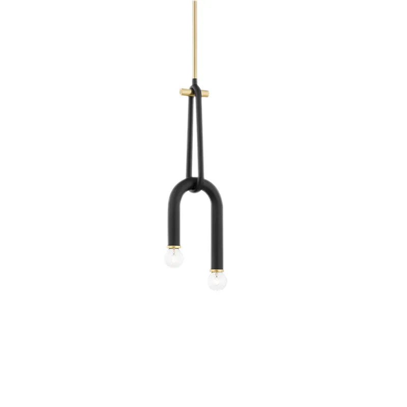 Adjustable Height Black Metal Chandeliers for Dining Room Kitchen Bedside Lighting by Econiko