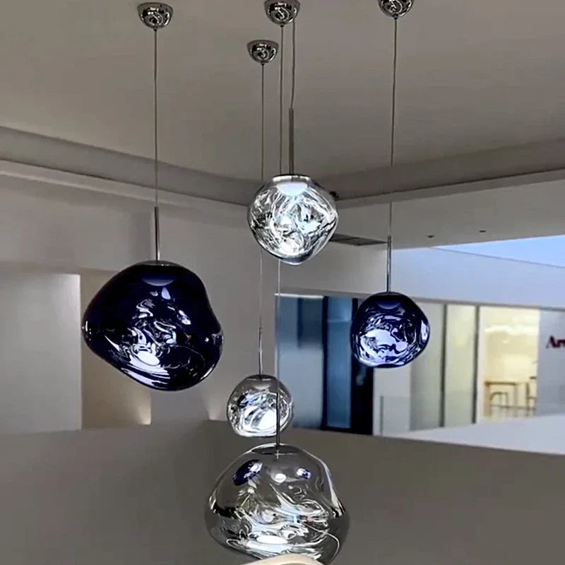 Colorful Ball Pendant Light for Modern Home Decor by Econiko - Chandelier Lighting for Living Room