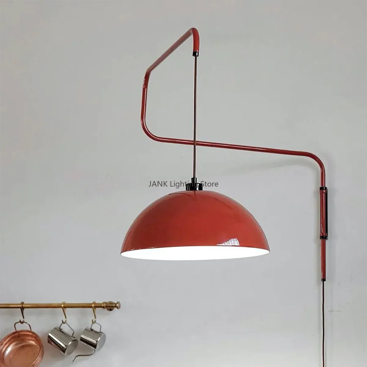 Adjustable Pendant Light by Econiko - Stylish Long Arm Fixture for Kitchen Island, Dining Room, Bedroom