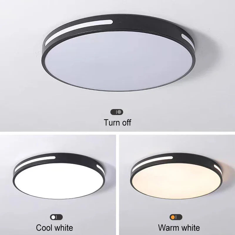 Econiko Nordic LED Ceiling Light for Modern Home Decor, 60W-192W, Living Room Bedroom Lighting