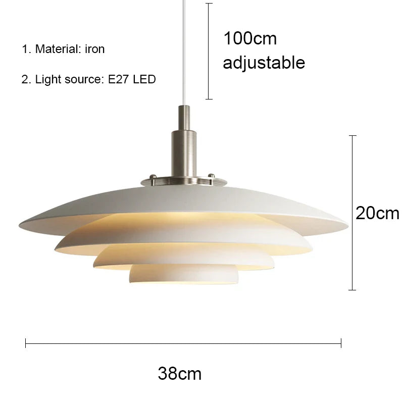 Econiko Nordic LED Pendant Light Chandelier for Indoor Lighting in Living Room Dining Bedroom