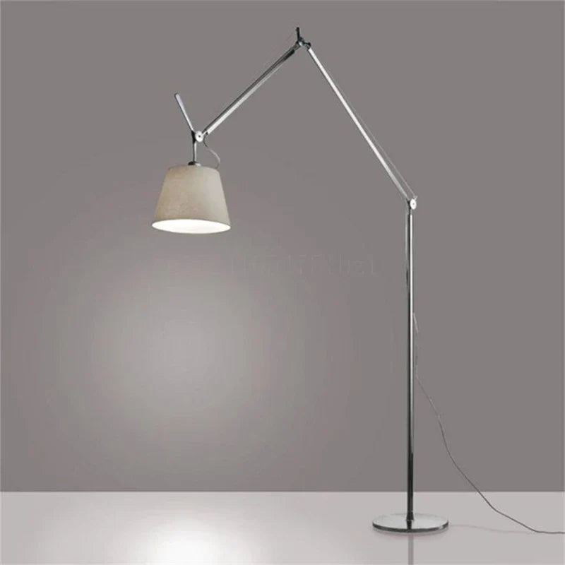 Adjustable Long Arm Floor Lamp for Living Room and Bedroom by Econiko - Nordic Industrial Design