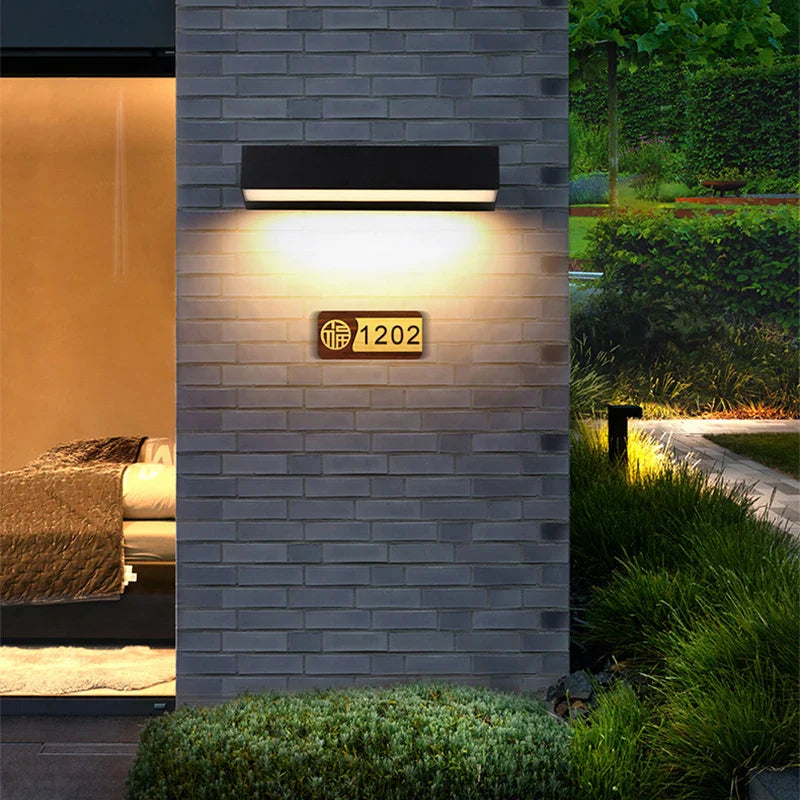 Nordic LED Wall Light | IP65 Waterproof | Modern Design | Econiko