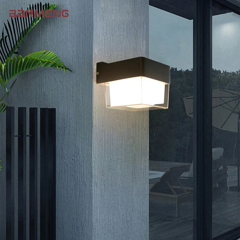 Econiko Modern Simplicity LED Wall Lamp for Indoor/Outdoor Lighting Fixture