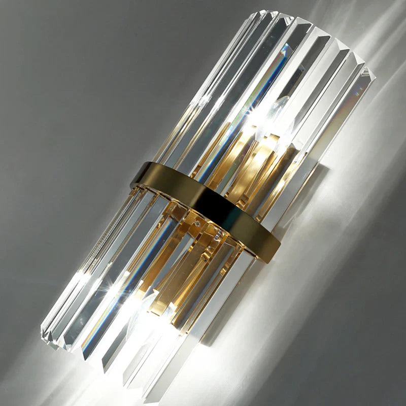 Econiko Crystal Wall Light: Modern Nordic Sconces for Living Room, Bedroom, and Home Decor.