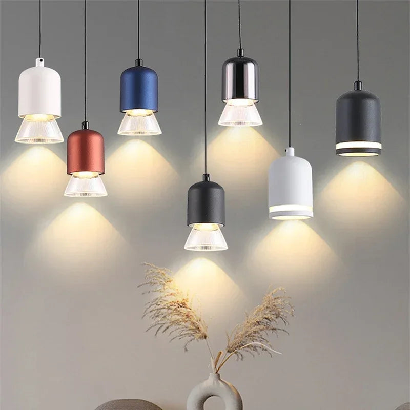 Econiko Bar LED Pendant Light: Nordic Modern Chandelier Hanging Lamp for Home Decor