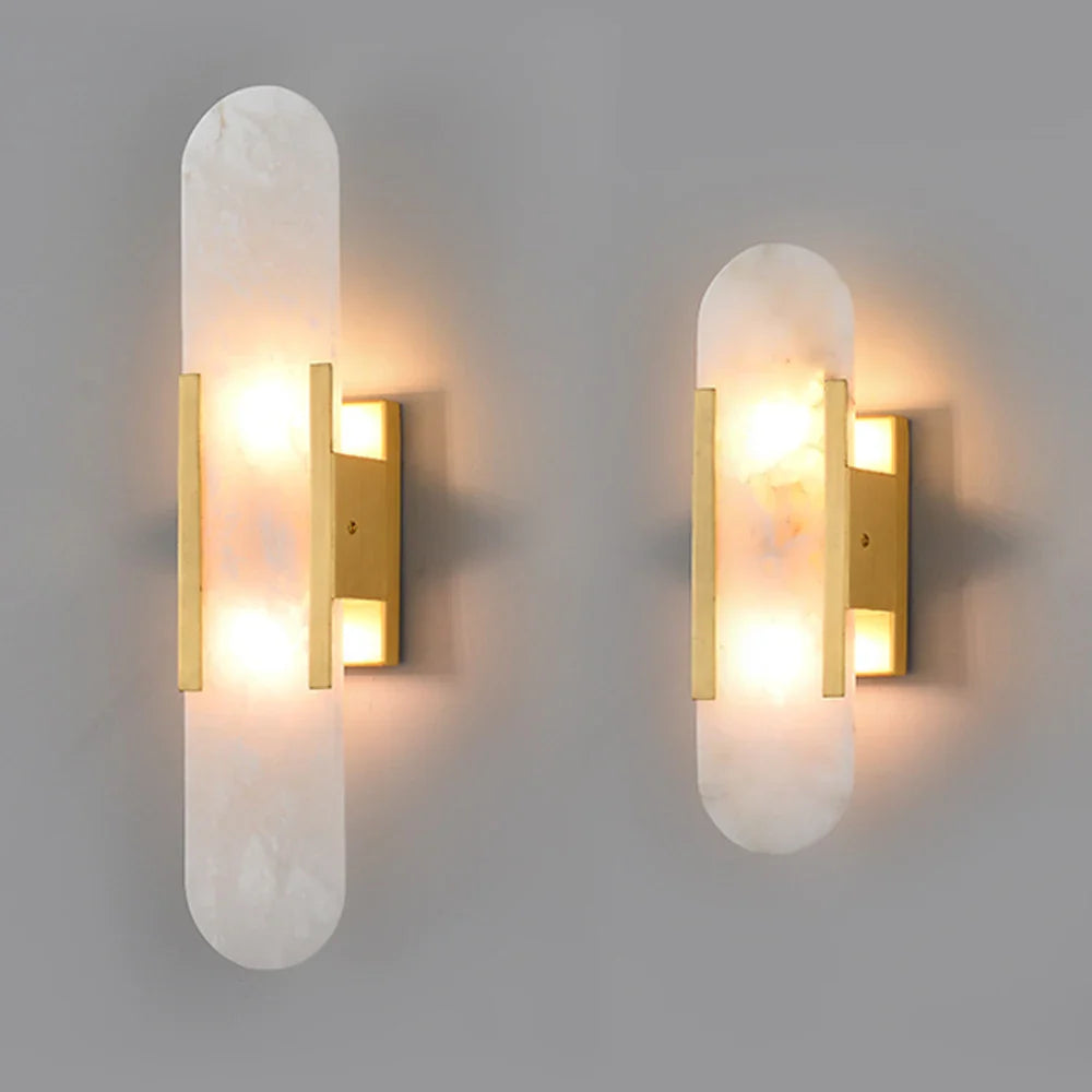 Nordic Marble LED Wall Lamp Modern Indoor Lighting Sconces by Econiko