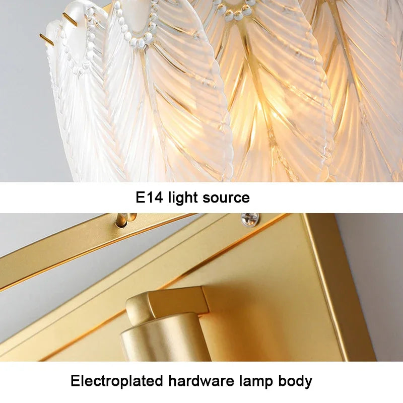 Modern Crystal Wall Light Bedside Sconces by Econiko - Light Luxury LED Wall Lamp for Living room