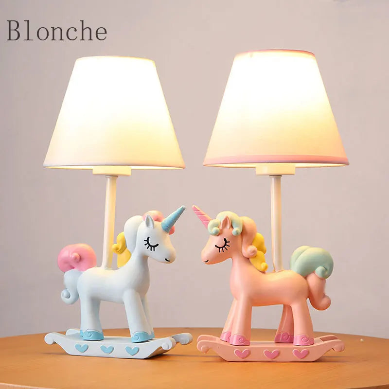 Cartoon Character Kids' Table Lamp for Bedroom Decor - Econiko