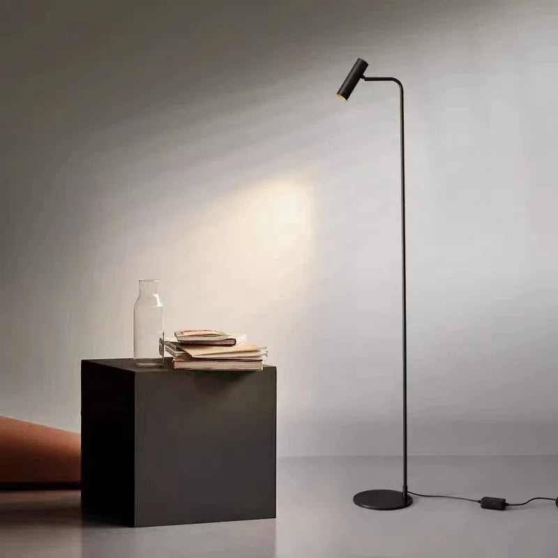 Brass Floor Lamp for Living Room Bedroom Hotel - Econiko Modern Standing Light