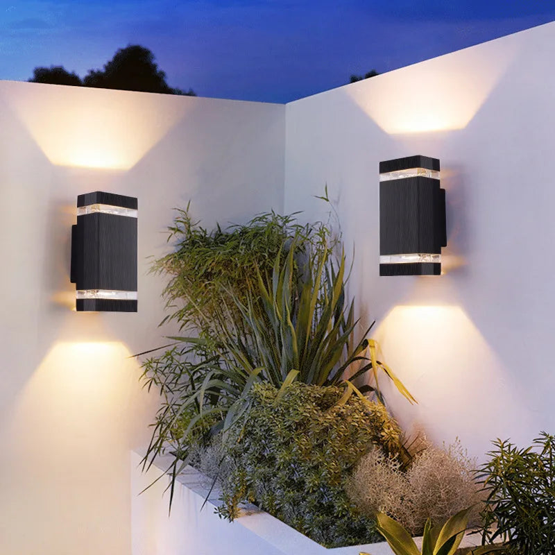 Modern Econiko Waterproof Wall Lamp with GU10 LED for Indoor & Outdoor Lighting