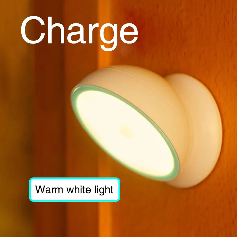 Econiko Motion Sensor Wall Light | Rechargeable LED Night Lamp for Indoor Lighting