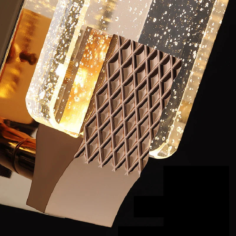 Bubble Crystal Wall Lamp for Luxury Living Spaces - Econiko Brand