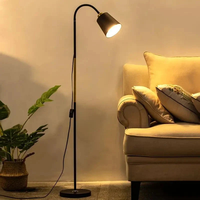 Adjustable Iron LED Floor Lamp for Living Room Office Study Bedroom by Econiko