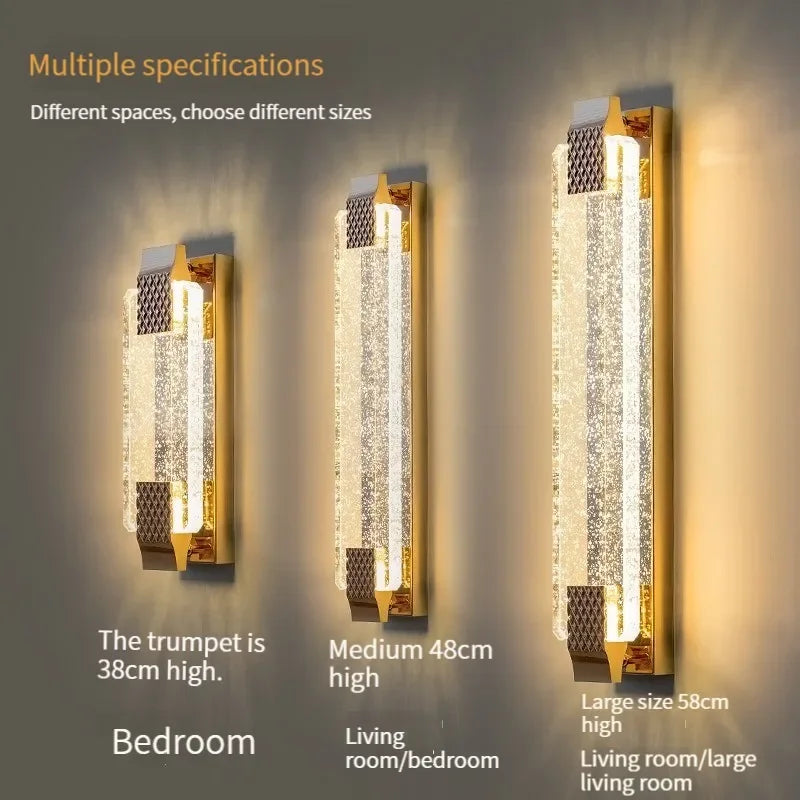 Bubble LED Wall Lamp: Econiko Luxury Art Decor Light for Living Room Bedroom