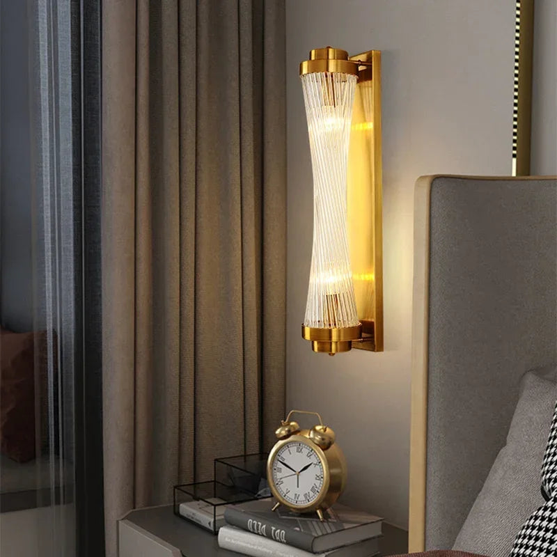 Nordic Gold LED Wall Sconce Light for Luxe Home Decor by Econiko