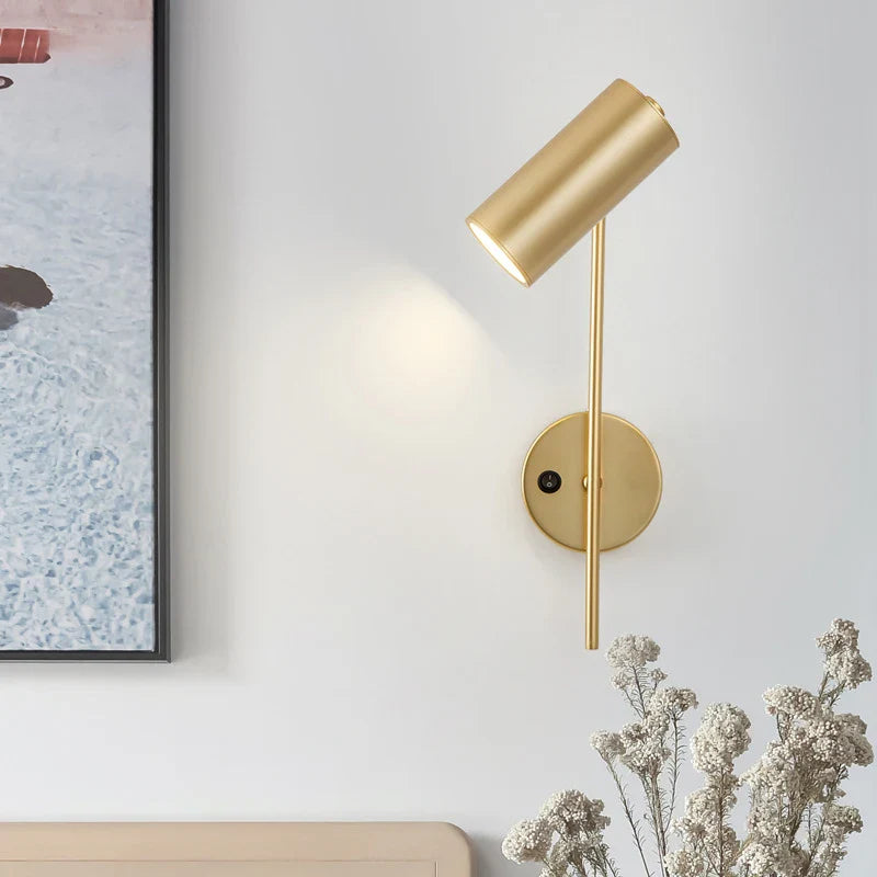 Adjustable Iron LED Wall Lamp for Indoor Room Decor by Econiko